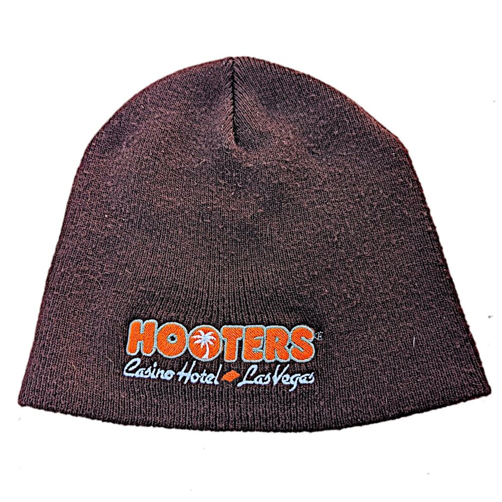 Hooter's Casino & Hotel Las Vegas Brown Knit Cap